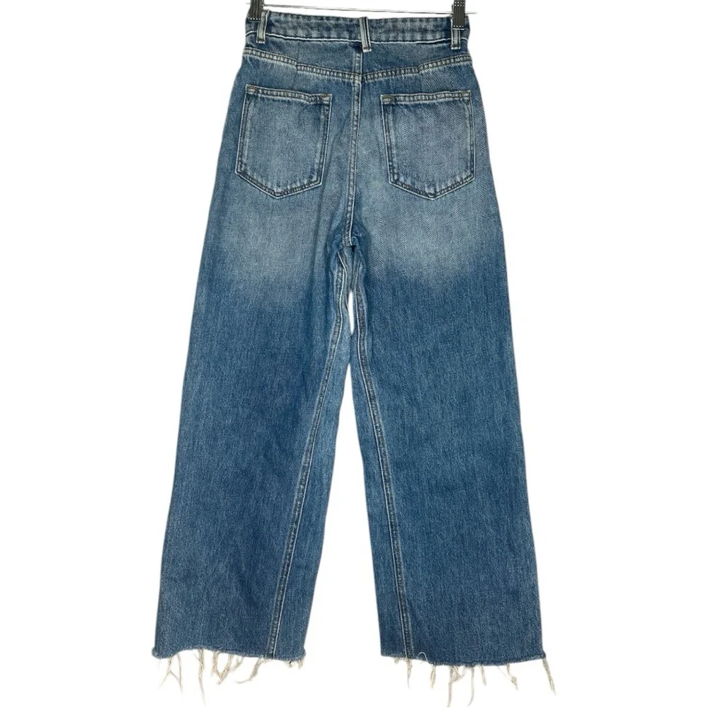 Frank and Oak Nina Wide Leg Jeans Size 25